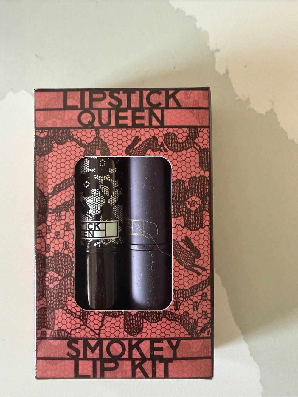 Lipstick Queen Smokey Lip Kit - Coral Pink & Black